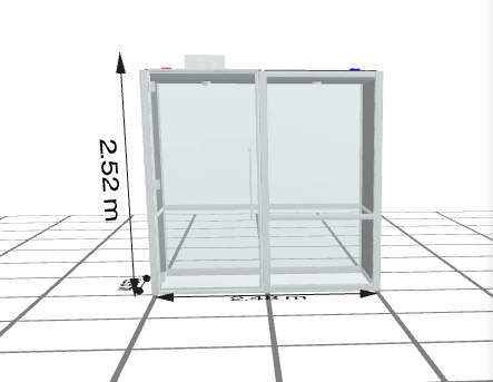 BOW2x1 B2O2 wit wit/lichtgrijs refurb (2.0)  