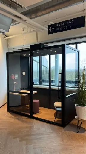 BOW Two 2 zijdes dicht zwart/antraciet tweede kans versie 2.0 excl. transport